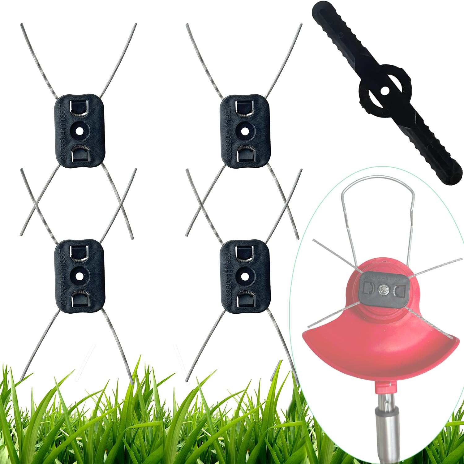 BESTOYARD草刈用ナイロンコード草刈り機ワイヤー草刈ワイヤーコード刈