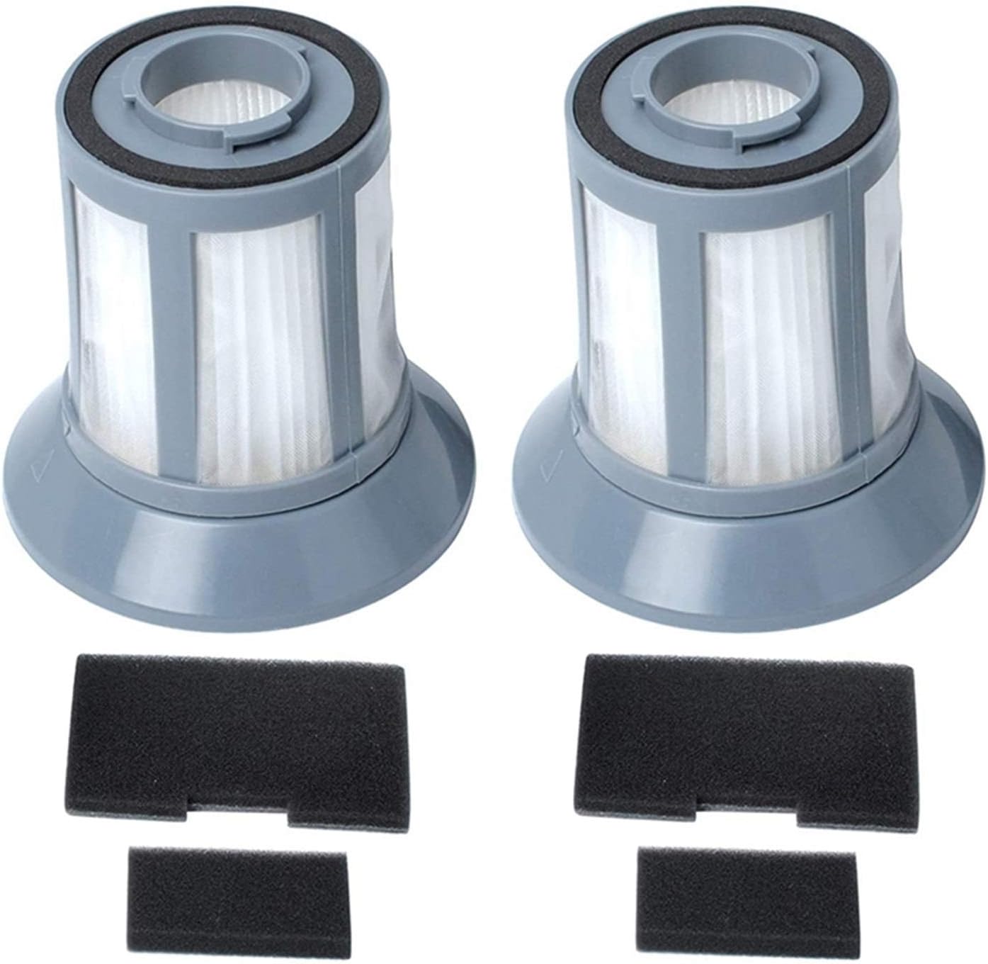 Vacuum Cleaner Replacement Filter Fit for Bissell 6489 64892 64894 Zing Vacuums Cleaner,Part 203-1772,203-1771,203-1534 Dirt Filter Kit
