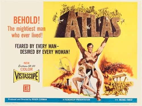 LIVESTOCK Galería de impresión clásica Atlas, póster de película vintage, arte de pared, icónica nostalgia de cine retro, decoración del hogar