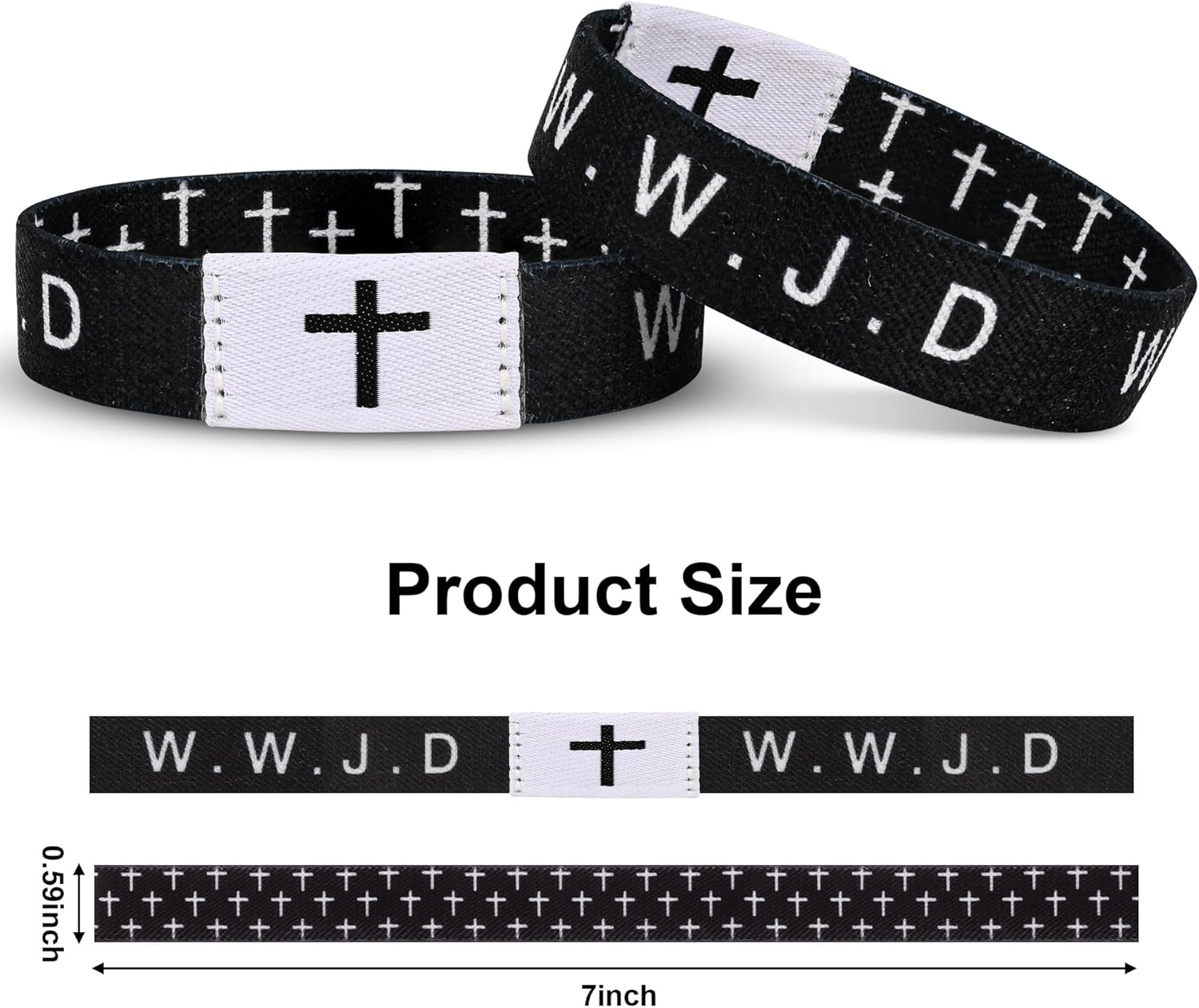 Daily Bible Verse WWJD Bracelet, Christian Jesus Wearable Bracelet for Women Men, WWJD Bracelet - What Would Jesus Do Bracelet - Image 4