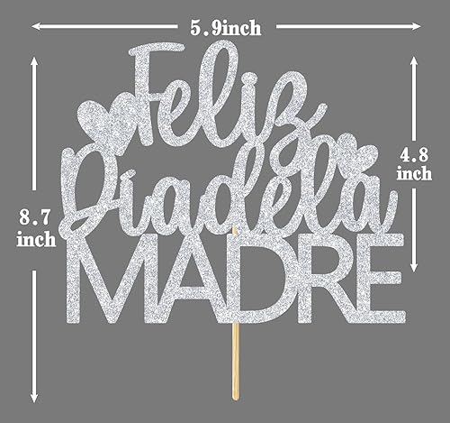 Miniatura 3 de Decoración para tartas Feliz Día de la Madre, decoración de pastel Feliz Cumpleaños, Feliz dia Mama, suministros de decoración de fiesta del día de