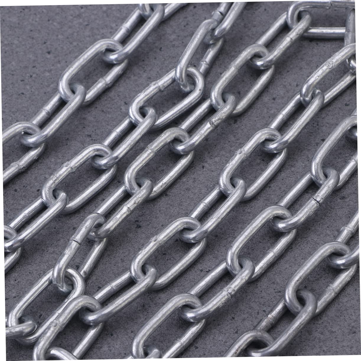 VILLFUL 3 Link Iron Chain Zinc Plated Link Zinc Plated Chain Coil Chain The Chain Galvanized Chain Ceiling Fan Light Chain Stainless Chain Link Chain Gate Chain Silver