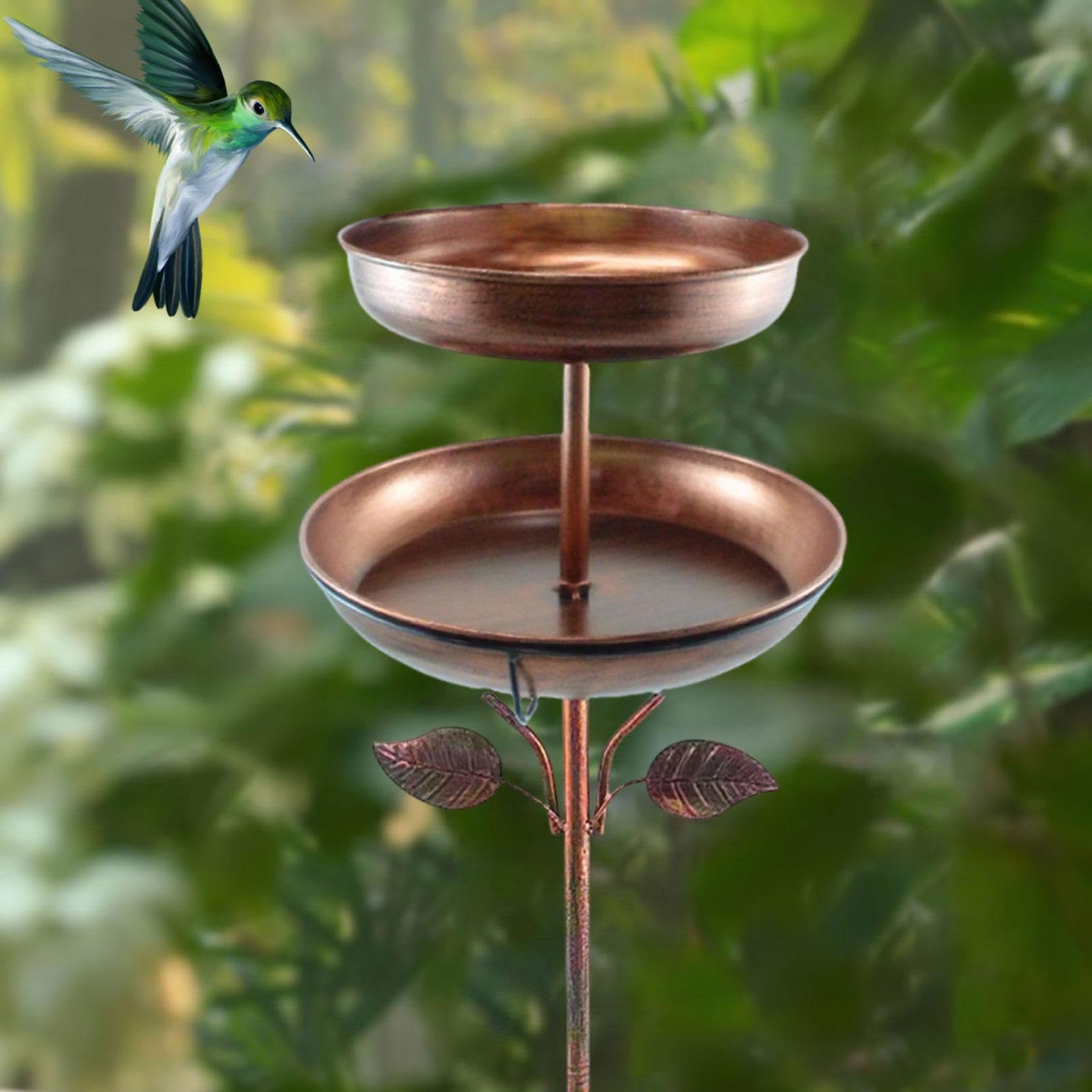 Comedero para Pájaros de Gran Capacidad, Ideal para Exteriores, para Lovers de, para Niños, Altura 85 Cm, Altura 85 Cm