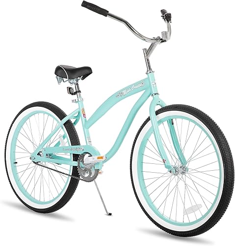 Miniatura 9 de JOYSTAR Bicicleta de crucero de playa de 20", 24", 26" para niñas, niños, hombres y mujeres, bicicletas de crucero para niños de una sola velocidad