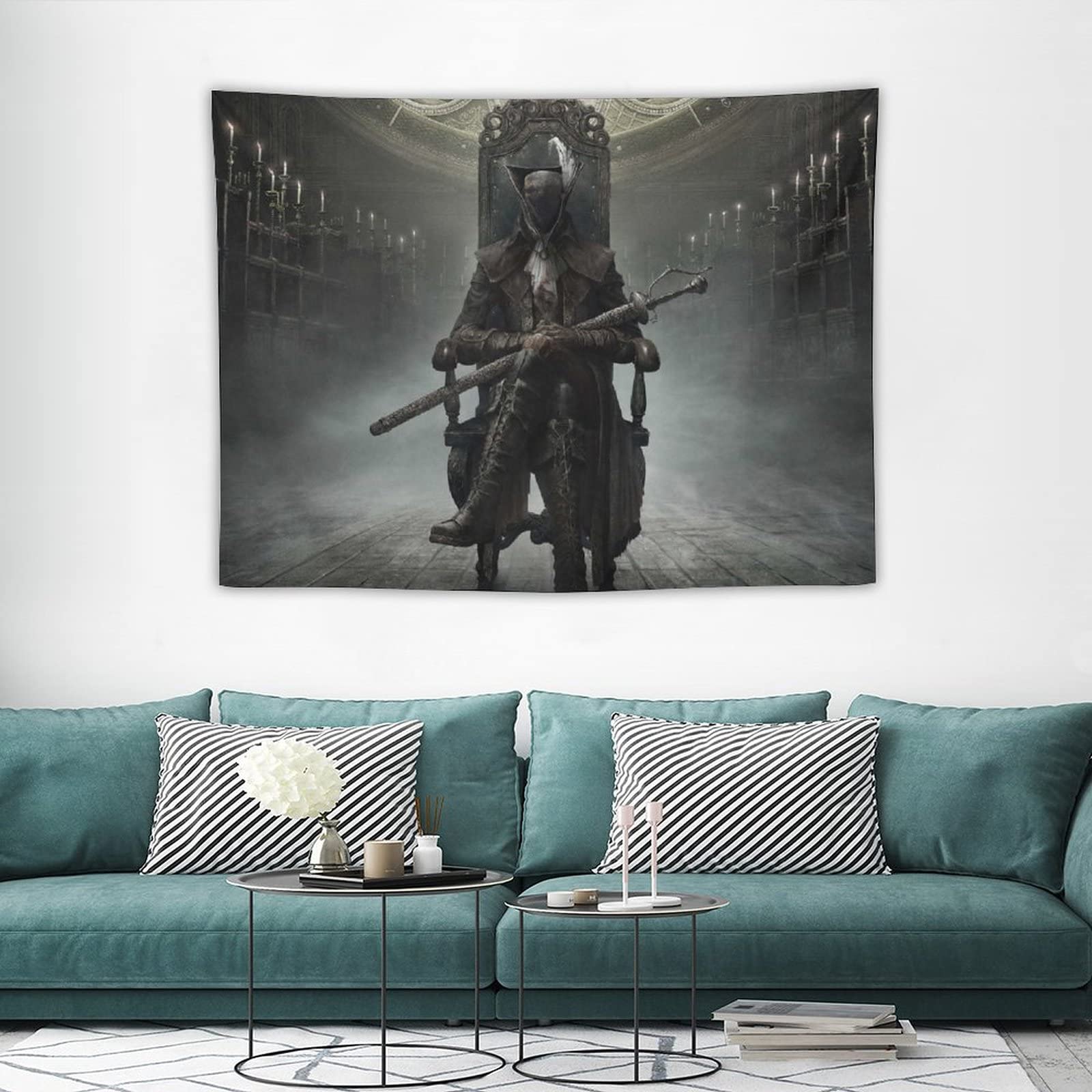 Amazon.co.jp: タペストリー Bloodborneブラッドボーン 壁掛け 30