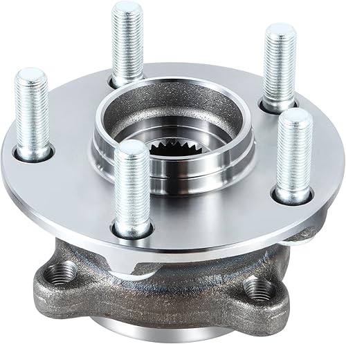 Miniatura 5 de Auto Dynasty Conjunto de cubo de rodamiento de rueda delantera de estilo fábrica compatible con Subaru Impreza Forester Legacy Outback WRX STI XV