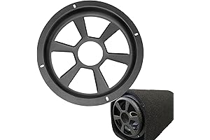 IRON SUBWOOFER GRILL: 8 INCH DIAMETER PROTECTION ROUND SPEAKER COVER