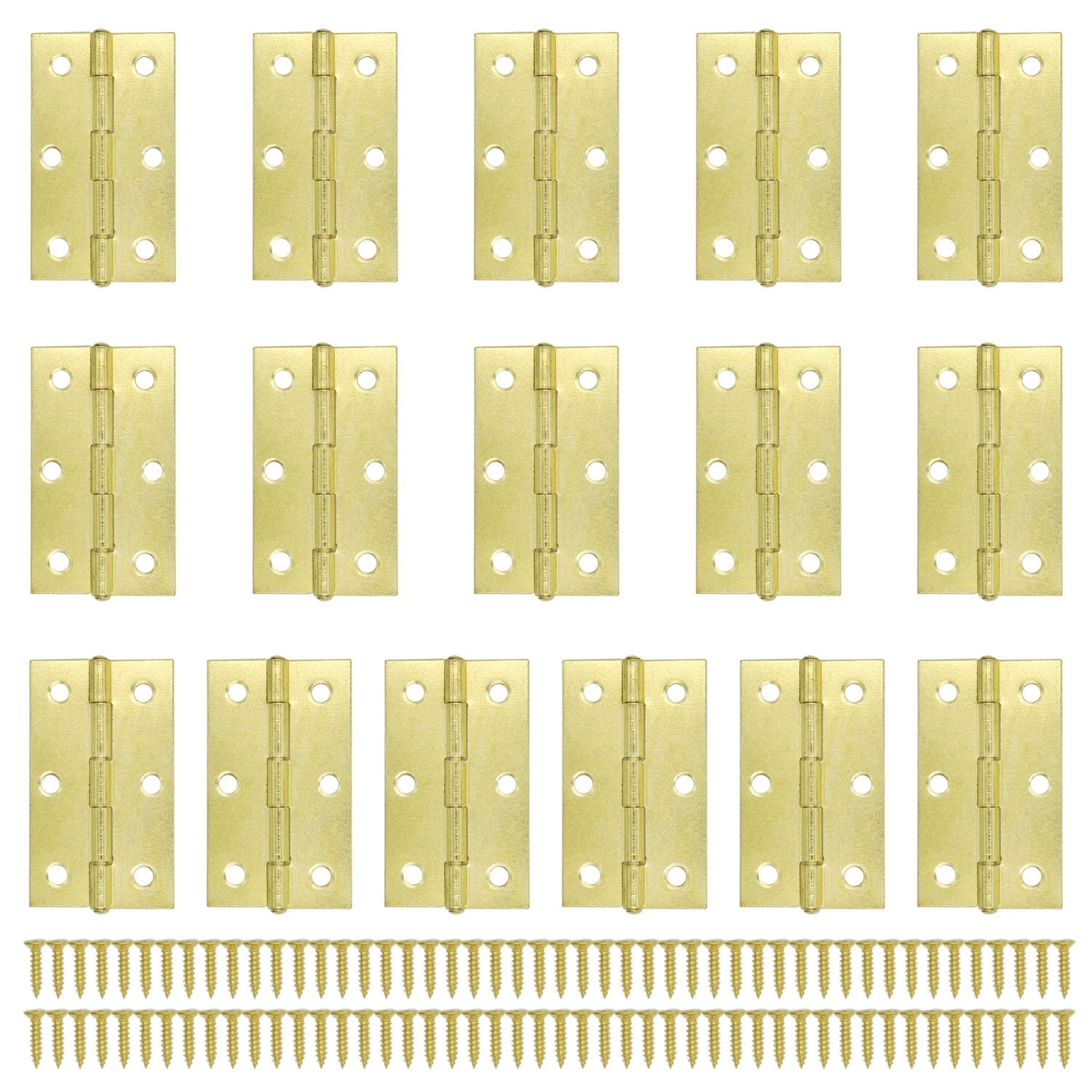 Iron Folding Butt Hinges - 16 Pack -7