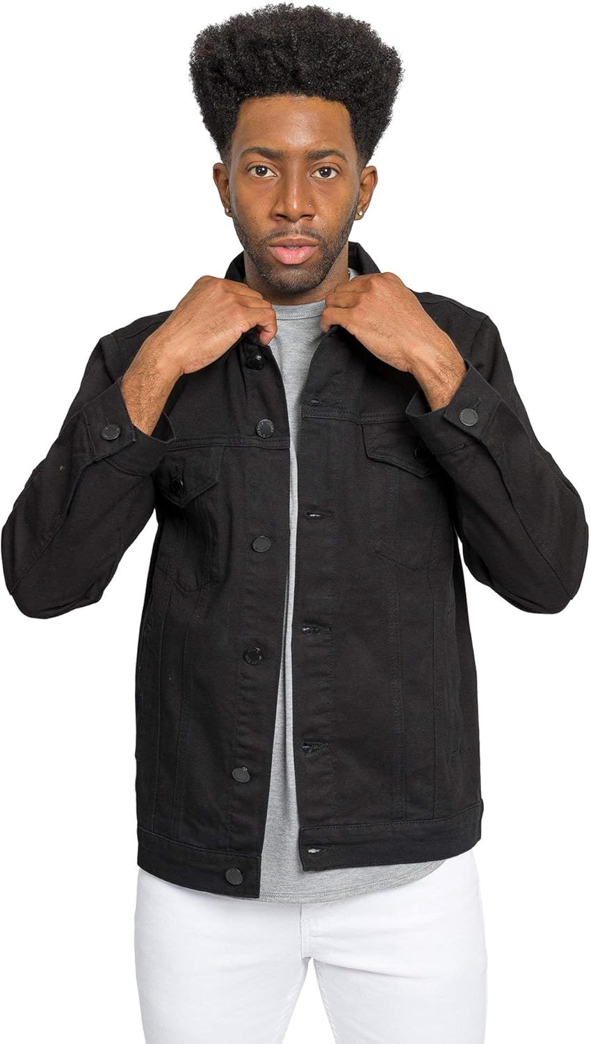 VICTORIOUS Men's Distressed Denim Jacket - Image 2