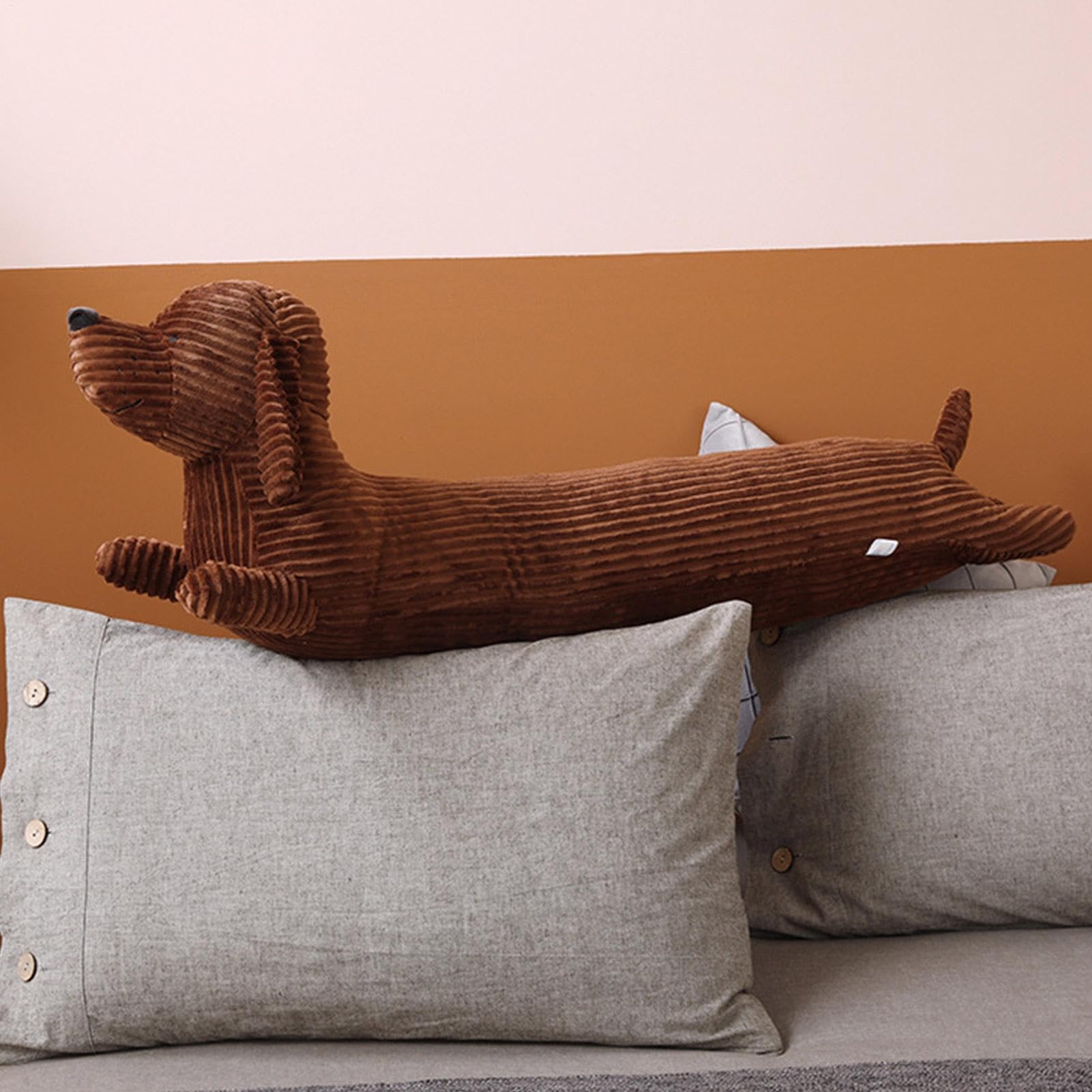 Genérico Perro Relleno, De Peluche,Peluche de Perro | Dachshund | Almohada Suave de, Juguetes de Peluche, decoración de Perro para Sala de Estar y dormitor