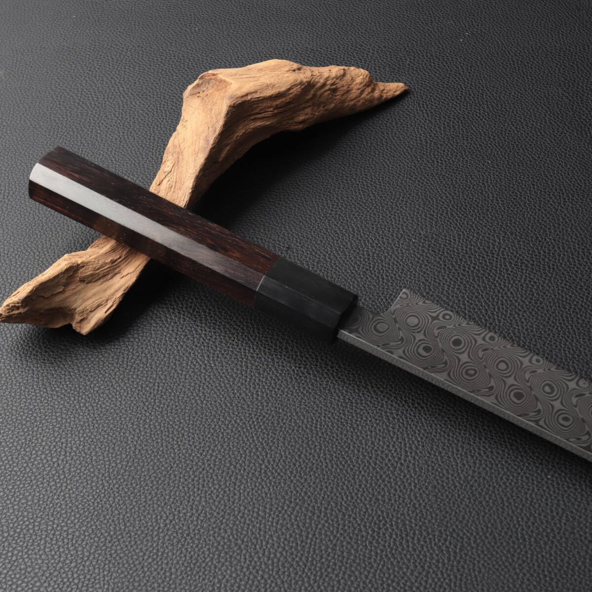 ダマスカス鋼 柳刃包丁 新品 ダマスカス鋼 柳刃包丁 約33 cm