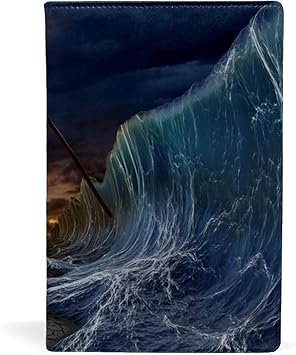 Amazon ブックカバー A5 海 マジック かっこいい 文庫 Puレザー ファイル オフィス用品 読書 文庫判 資料 日記 収納入れ 高級感 耐久性 雑貨 プレゼント 機能性 耐久性 軽量16x22cm ブックカバー 文房具 オフィス用品