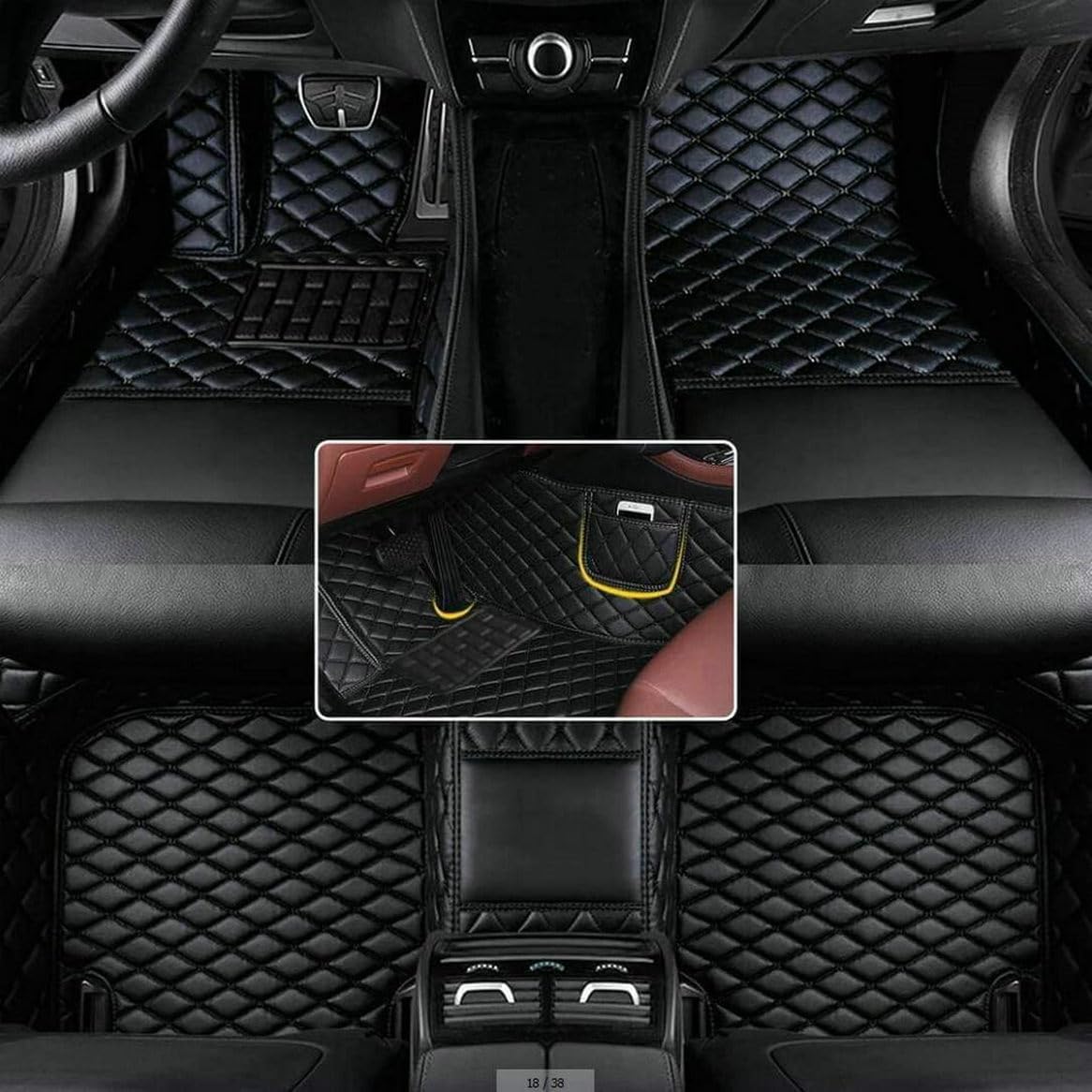 AerfineCar Mats Fit for BMW 1 2 3 4 5 6 7 8 Series X1 X2 X3 X4