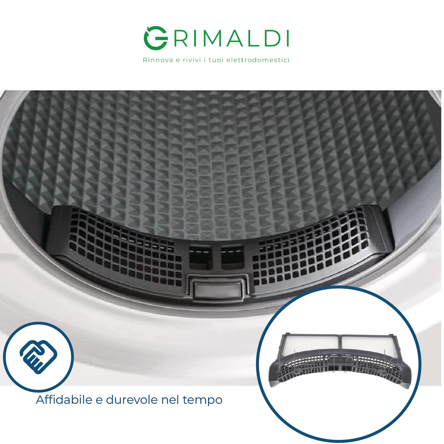 Filtro per lanugine, filtro di ricambio per Indesit C00045027, pompa di scarico, per lavatrici e asciugatrici Ariston Hotpoint