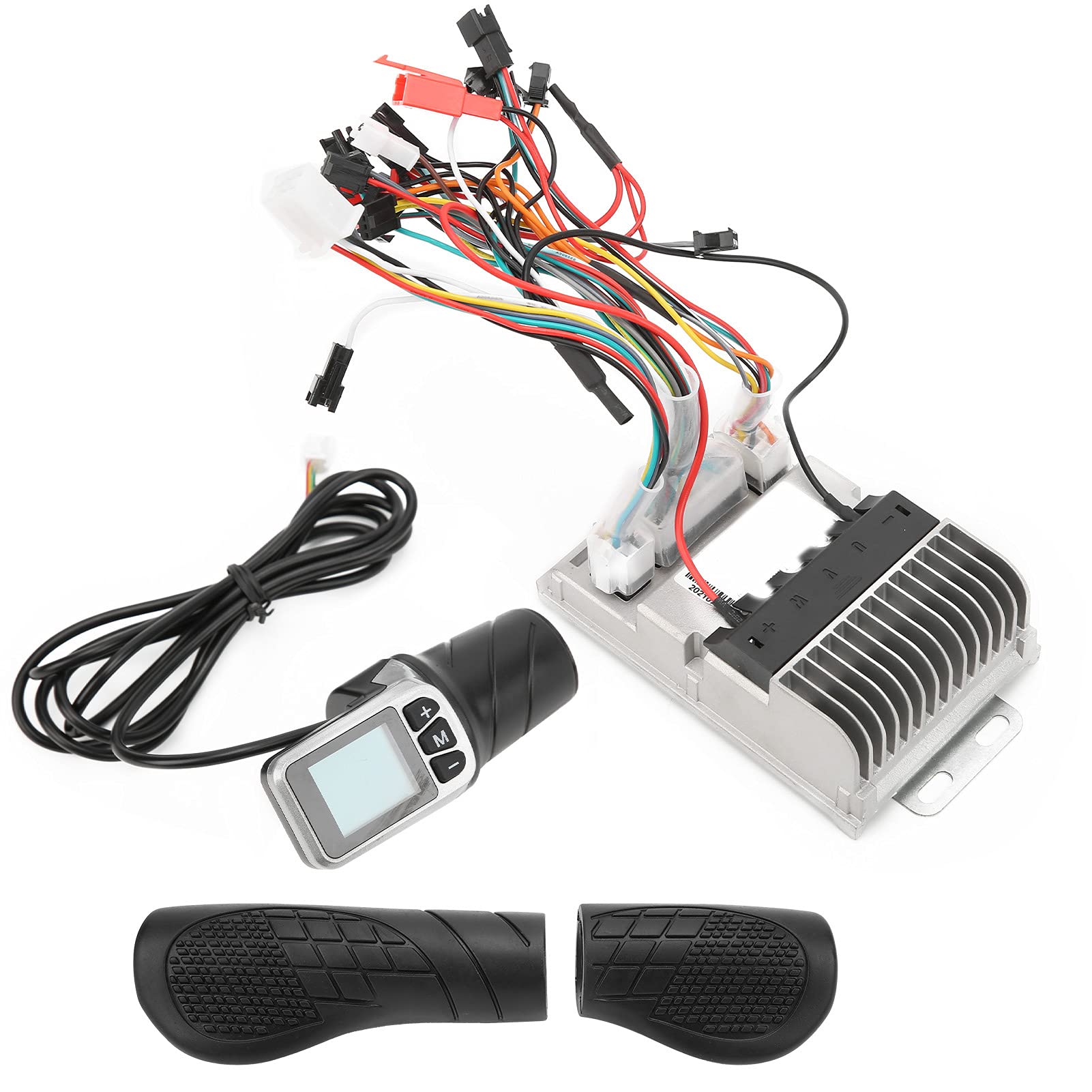 RiToEasysports 36V/48V 500W Motor Brushless Controller Kit Electric Bike Conversion Set with LCD Display Half Twist Throttle Controller