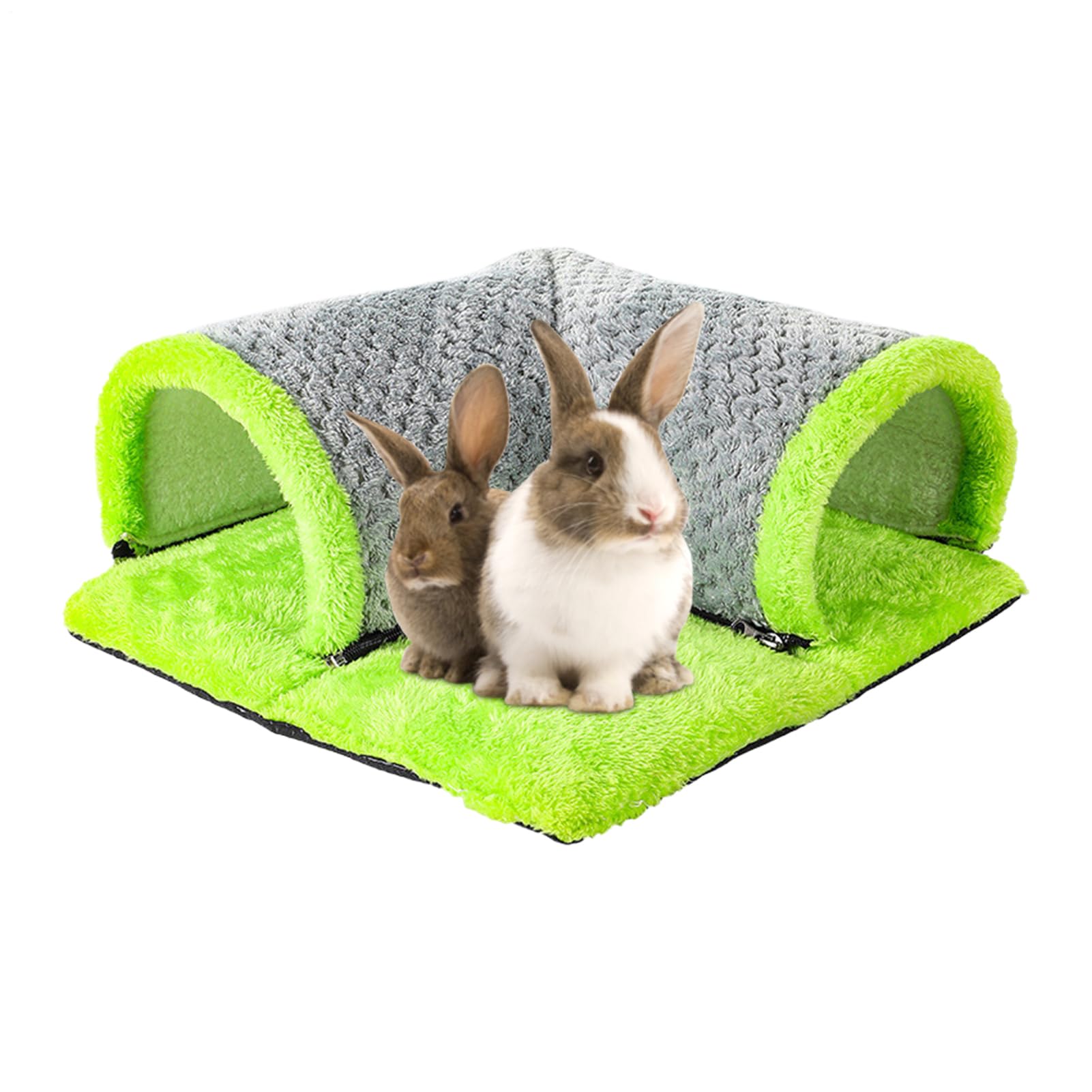 Hamster Tunnel Bed, Small Animal Nest Tube Bed, Washable Soft Fleece, Pet Hideaway Toy for Chinchillas, Ferret, Squirrels, Hedgehogs, 13.78x13.78x5.91 inches, 200g, 1 Piece