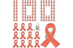 Orange Ribbon Pins for Stop Gun Violence Awareness