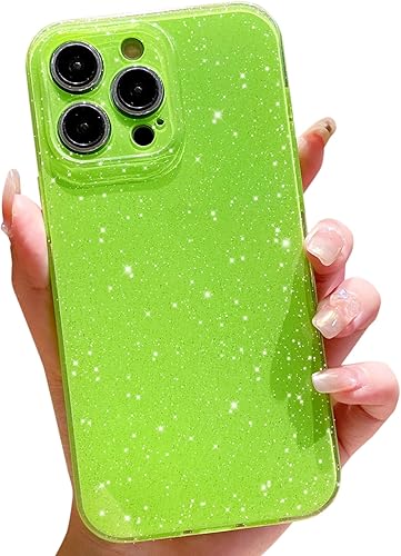 Miniatura 8 de Bonita funda de teléfono con purpurina para iPhone 12 Pro Max de 6.7 pulgadas, funda protectora delgada de silicona brillante a prueba de golpes