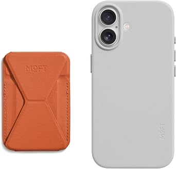 MOFT MOVAS Snap Case for iPhone 17 Misty Cove & Magnetic Wallet Stand Sunrise