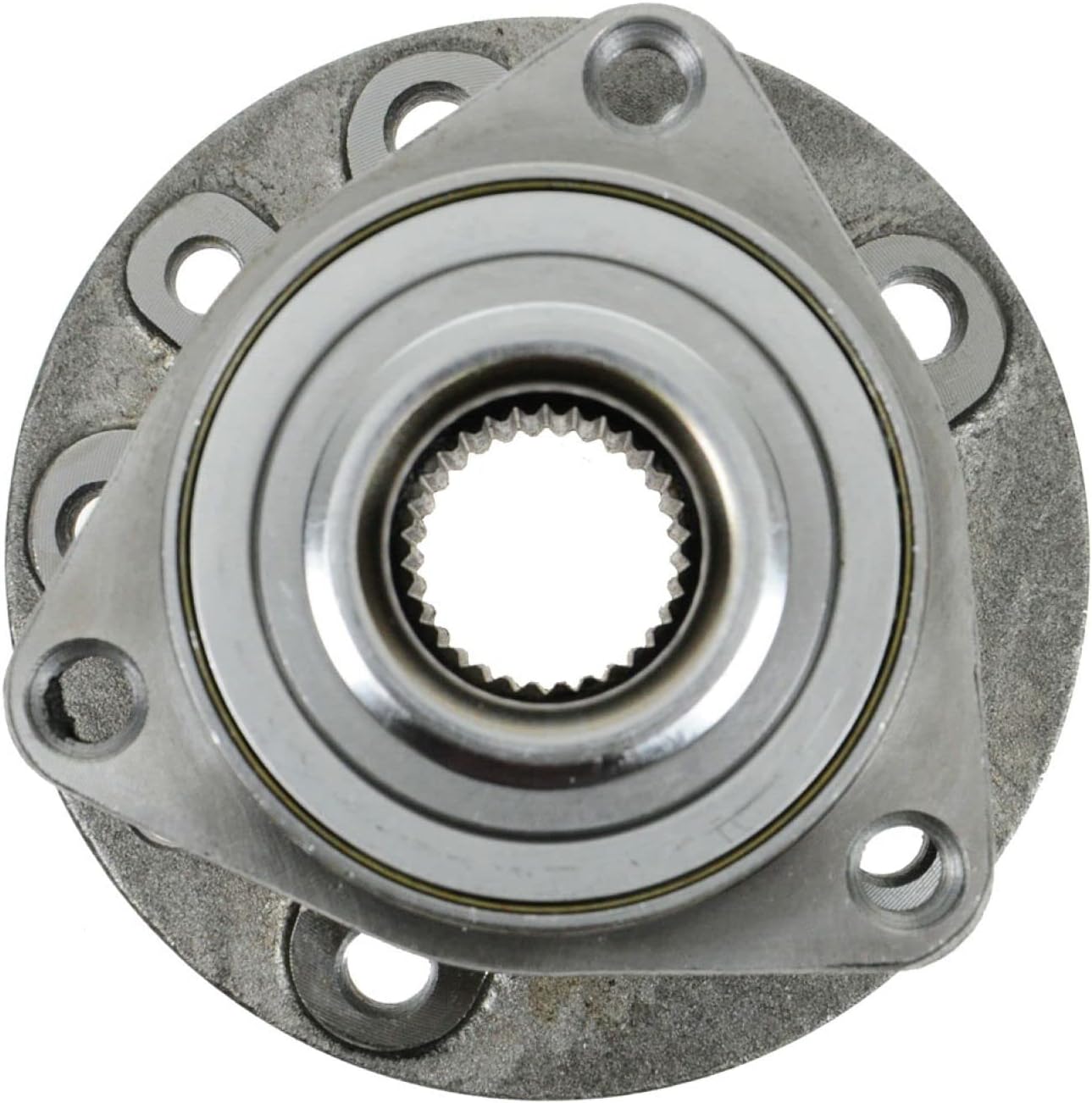 TRQ Front Wheel Bearing & Hub Assembly with ABS Sensor Compatible with 2002-2009 Saab 9-5