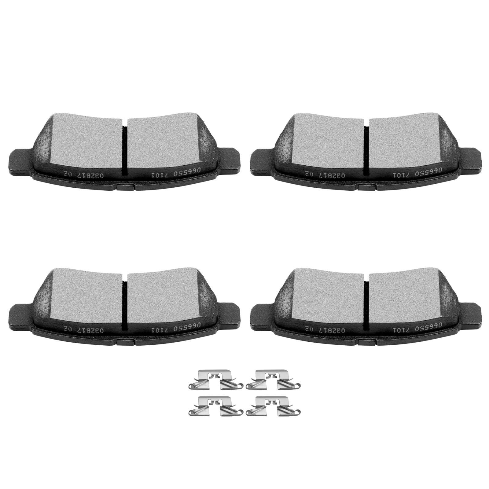 SCITOO D1100 Rear Ceramic Brake Pads Sets Fit For Nissan Frontier 2005-2019,For Nissan Xterra 2005-2015,For Suzuki Equator 2009-2012