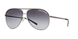 Unisex Sunglasses Shiny Gunmetal & Black Frame, Gradient Grey Polarized Lenses, 61MM