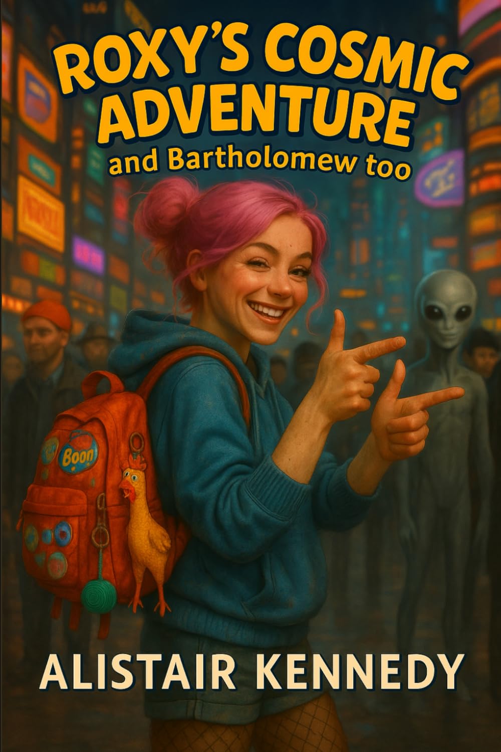 Roxy’s Cosmic Adventure: and Bartholomew too: A Chaotic, Glitter-Filled Sci-Fi Comedy Adventure: funny sci-fi adventure, humorous space opera, quirky ... space comedy novel, glitter chaos heroine
