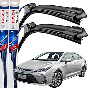 Palheta Limpador Parabrisa Bosch Aerofit Par de Palheta Limpadora Dianteiro Original Corolla 2015 á→2024