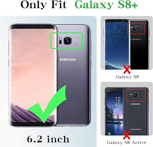 Miniatura 2 de Funda para Galaxy S8 Plus, Samsung S8 Plus con soporte de anillo, retro, elegante, de lujo, brillante, estampado de leopardo, guepardo, dorado,