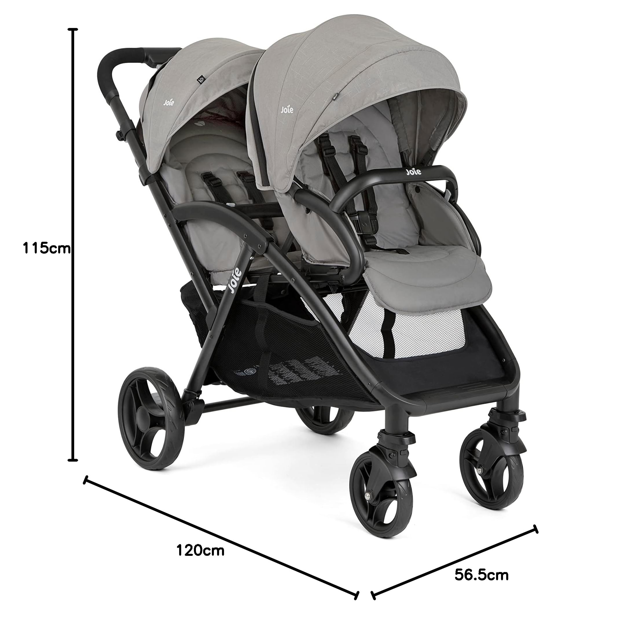 Cochecito doble Evalite Duo Pebble - Alegría