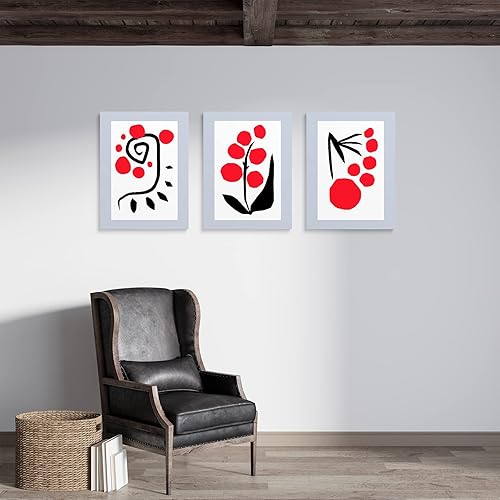 Miniatura 4 de Juego de arte de lienzo para pared, pintura al óleo abstracta minimalismo, fotos modernas, pósteres para decoración de pared del hogar