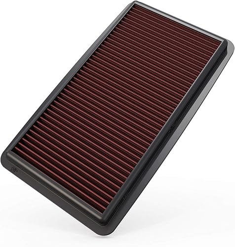 K&N Filtro de aire del motor Aumenta la potencia y la aceleración, lavable, Premium, Filtro de aire de repuesto para automóvil compatible con Acura