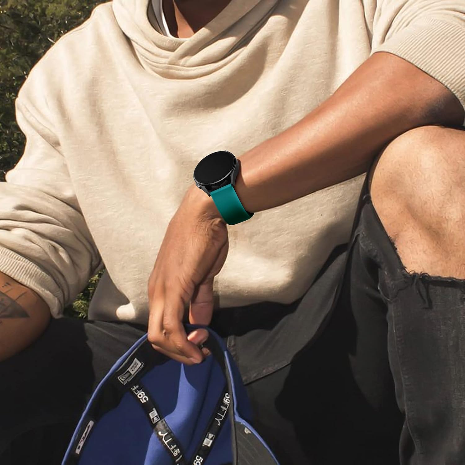 Maledan 8 Pack Bands Compatible with Samsung Galaxy Watch 7 6 5 4 FE Band 40mm 44m, Galaxy Watch 5 Pro Band/Watch 6 4 Classic Bands, 20mm Soft Silicone Wristband Replacement Women Men, Small - Image 6