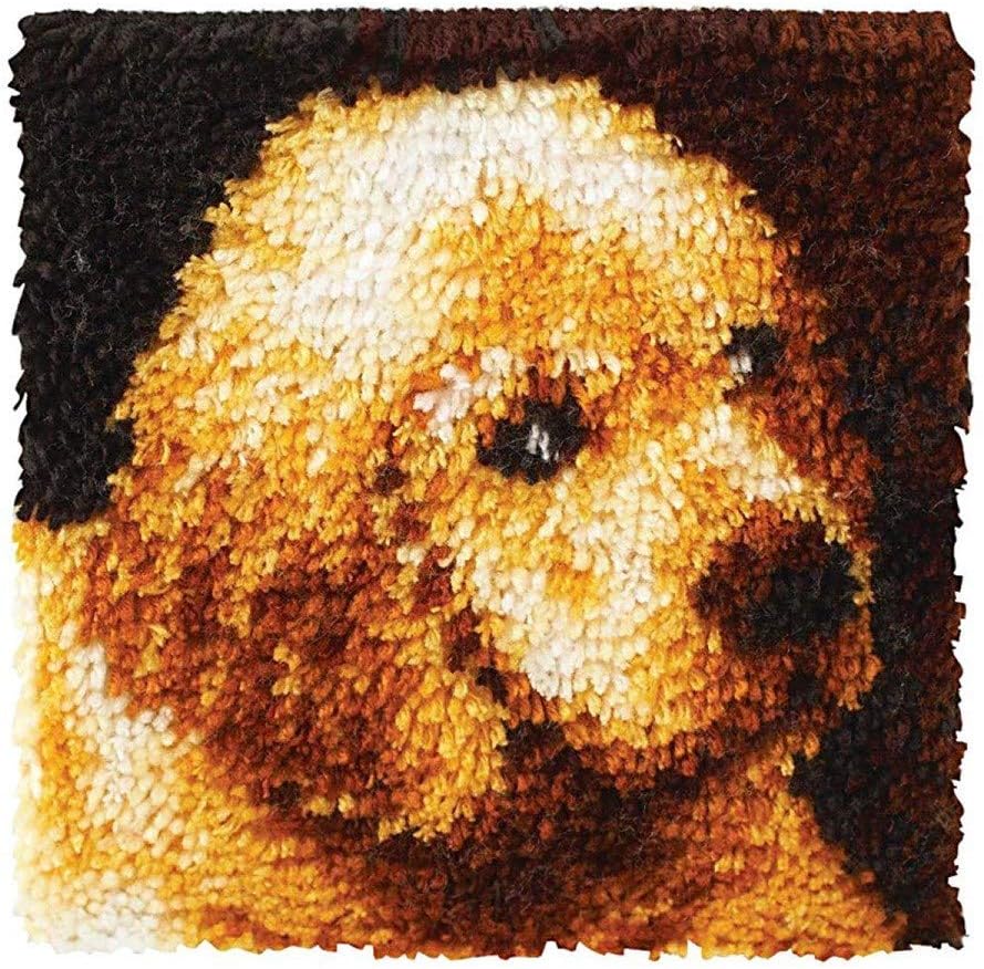 Wonderart Latch Hook Kit Puppy Love