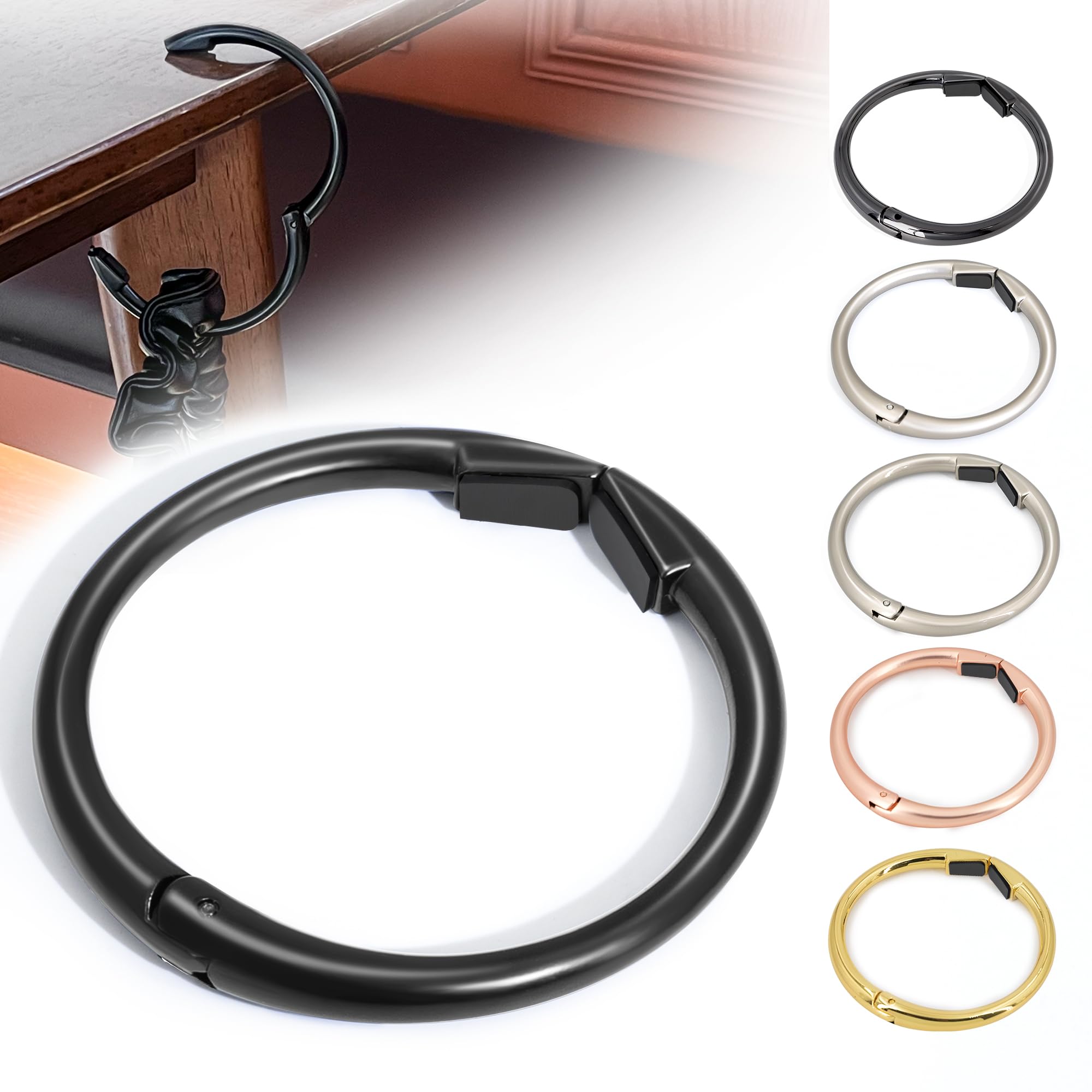 Amazon｜【6カラー展開・開口部幅72mm・安定感UP】 フック バッグ