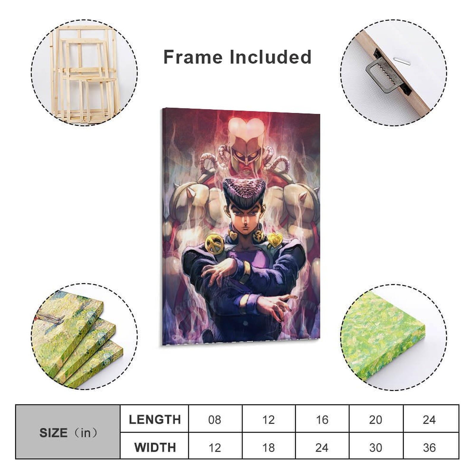 Amazon.co.jp: 60×90cm JOJO ジョジョの奇妙な冒険 東方仗助 アート