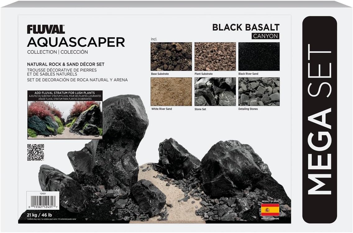 Fluval Black Mega Aquascaper Kit 60P