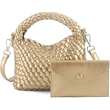 Women's Woven Crossbody Handbag Small Crossbody With Card Holder for Daily Casual Travel