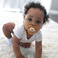 Vista 14 de Dr. Brown's Advantage Glow-in-The-Dark Baby Pacifier, Fully Symmetrical Soother with Soft Silicone Bulb, Skateboard Snail-Blue Nature, 6-18m, BPA