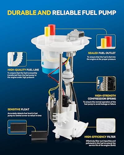 Miniatura 515 de PHILTOP Electric Fuel Pump Assembly Fits For Chevrolet S10 1985-1991, GMC S15 1985-1990, GMC Sonoma 1991, GMC Syclone 1991, SP06B1H