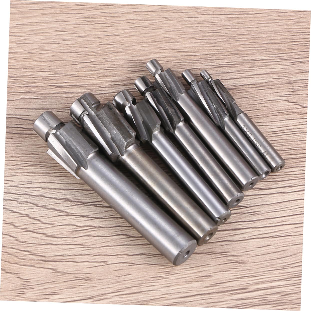 ULTECHNOVO Tungsten Steel Milling Cutters 7pcs Set Straight End Mill Cutters Drill Bits Precision Machining Tools