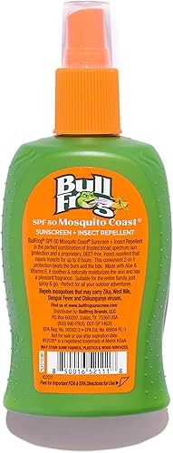Miniatura 2 de Bullfrog Mosquito Coast - Spray repelente de insectos  protector solar SPF 50 spray de bomba de 47 onzas líquidas