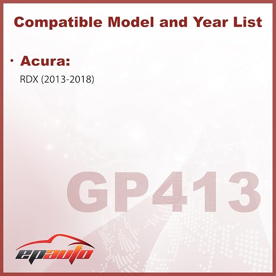 EPAuto GP413 (CA11413) Engine Air Filter Replacement for Acura