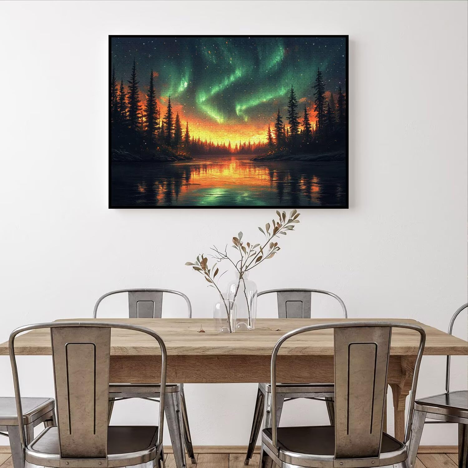 Puzzle 3000 Pezzi Aurora Puzzle Adulti, Gioco Educativo, n-344 | Jigsaw Puzzles Il cielo stellare, Impossibile Difficile Sfida, Classici Gioco Familiare, Giochi Divertenti, Idee Regalo