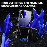 Vista 2 de ORIbox - Funda para iPhone 13 Pro, con 4 esquinas a prueba de golpes, color negro