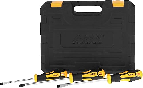 Miniatura 7 de ABN Juego de destornilladores magnéticos con estuche, juego de destornilladores y brocas hexagonales ranuradas Torx Phillips de precisión