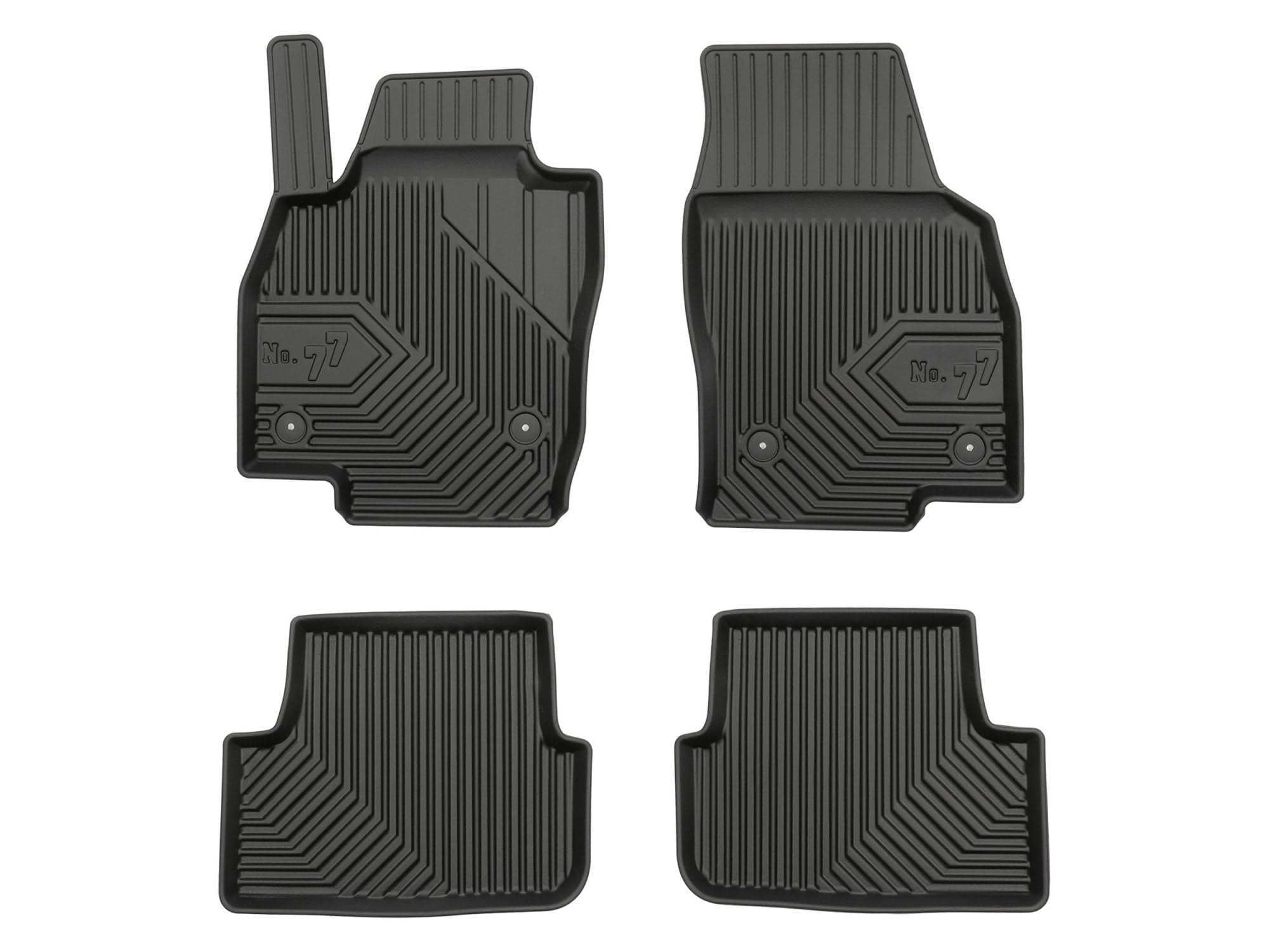 Dywaniki 3D TPE kompatybilne z Volkswagen Taigo (2020-), komplet, NO77