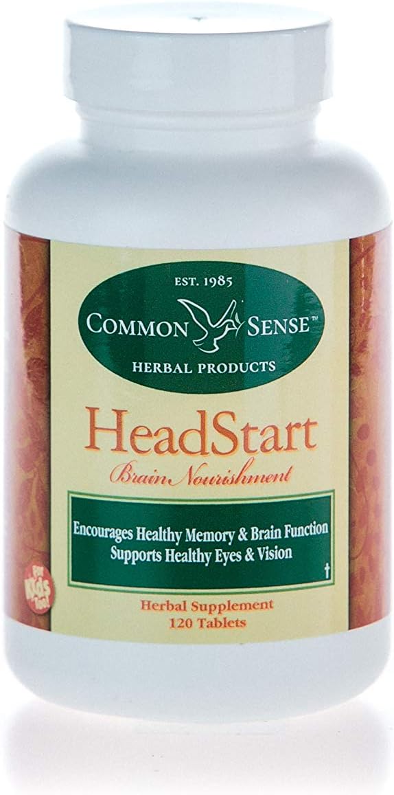 Common Sense Herbal Products HeadStart: Brain Nourishment (120 Tablets)