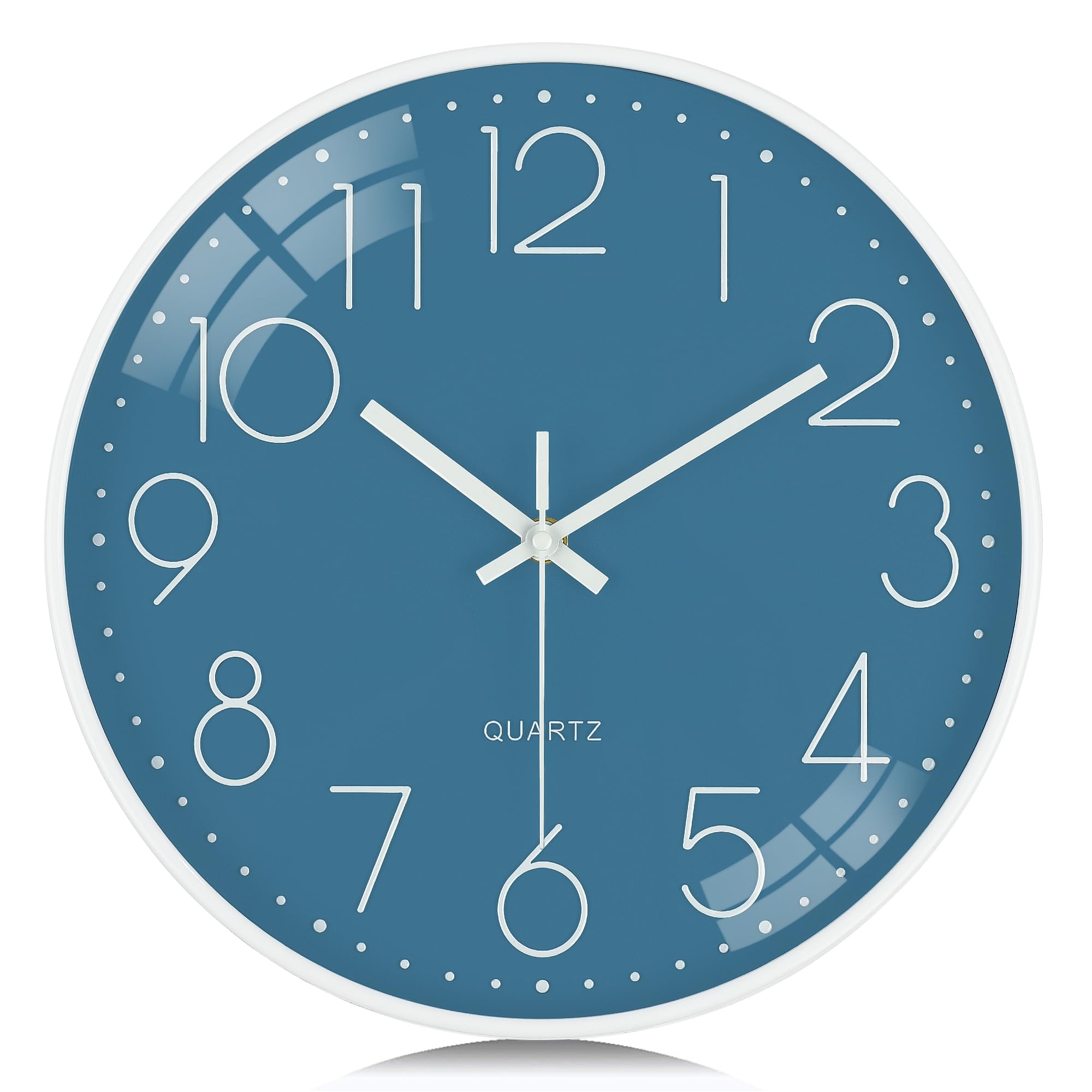 Wall Clock Table Clock For Living Room Bedroom Bathroom Decor, Small Table Clocks Analog Alarm Clock Battery Operated Silent Non-ticking Modern Simple Quartz Floor Clock (Color : C - View #6