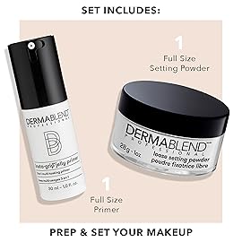 Dermablend Loose Setting Powder, Face Powder Makeup & Finishing Powder, Mattifying Finish and Shine Control